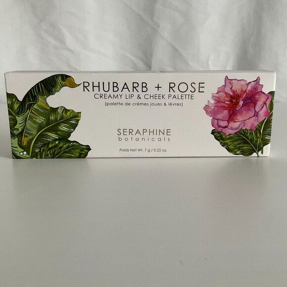 Seraphine Botanicals - Rhubarb & Rose - Creamy Lip & Cheek Palette - New! - Picture 5 of 5